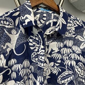 J.McLaughin Britt Linen Shirt, woman size M